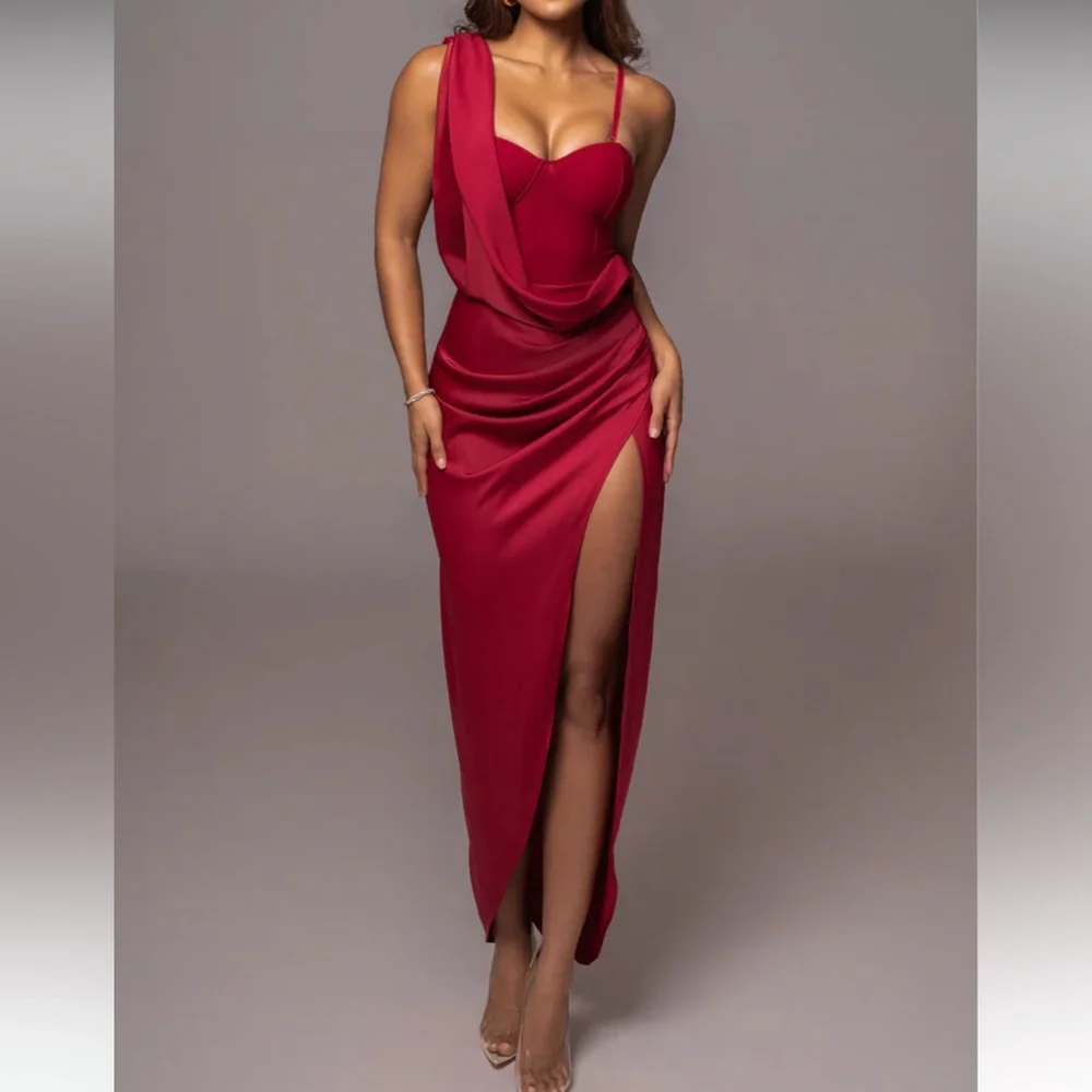 JLUX LABEL Red Dress - Picture 1 of 2